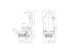 ISRI driver's seat Actros MP2 - MP3 comfort climate 6860/875 NTS - ISRI 8.9717-01 ISRI 8.9717-01