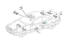 Contact Switch - Priced Each A1688201910 Mercedes-Benz Mercedes-Benz A1688201910