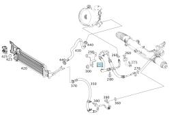 Power Steering Hose A2044605424 Mercedes-Benz Mercedes-Benz A2044605424