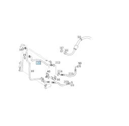 Oil Line A2112700027 Mercedes-Benz Mercedes-Benz A2112700027