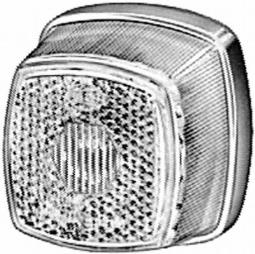 Lens, tail light assembly HELLA 9EL 117 334-001