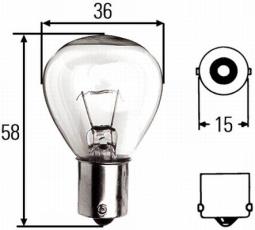 Bulb, rotating beacon HELLA 8GA 002 074-121