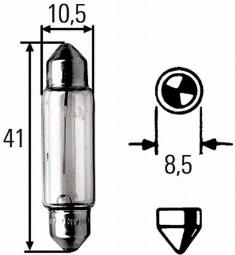 Bulb HELLA 8GM 002 091-131