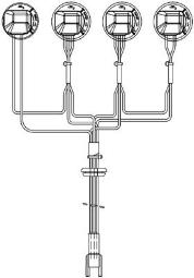 Cable Set, headlight Hella 8KA 155 372-001
