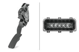 Sensor, accelerator pedal position Hella 6PV 009 765-731