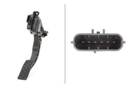 Sensor, accelerator pedal position Hella 6PV 009 505-701