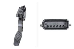 Sensor, accelerator pedal position Hella 6PV 009 978-791