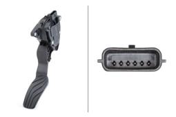 Sensor, accelerator pedal position Hella 6PV 009 978-801