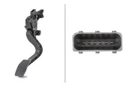 Sensor, accelerator pedal position Hella 6PV 010 175-751