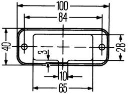 Position Light HELLA 2PF 961 167-021