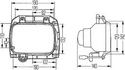 Headlight Set Hella 1AE 003 427-861