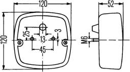 Tail Light Assembly HELLA 2SE 002 514-171