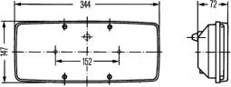 Tail Light Assembly HELLA 2SD 003 167-021