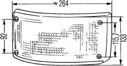 Reverse Light HELLA 2ZR 005 603-061