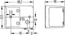 Position Light HELLA 2PF 006 679-001