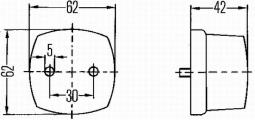 Position Light HELLA 2PF 004 081-001