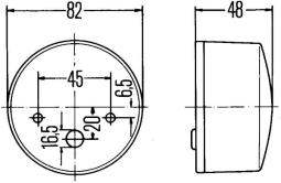 Direction Indicator HELLA 2BE 003 185-031