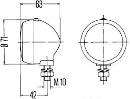 Position Light HELLA 2PF 001 648-161