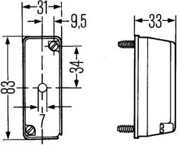 Clearance Light HELLA 2XS 003 168-071