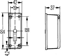 Clearance Light HELLA 2XS 005 020-002