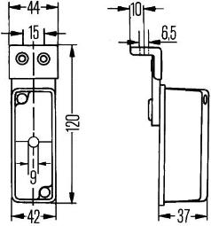 Clearance Light HELLA 2XS 005 020-021