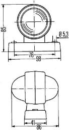 Clearance Light HELLA 2XS 955 031-001