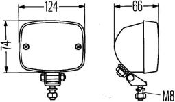 Rear Fog Light HELLA 2NE 002 985-001