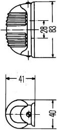 Direction Indicator HELLA 2BA 001 227-211