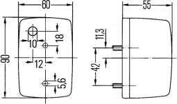 Direction Indicator HELLA 2BA 002 652-107