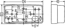 Side Marker Light HELLA 2PS 004 361-007