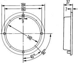 Interior Light HELLA 2JA 005 590-001