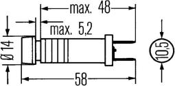 Control Lamp HELLA 2AA 003 257-011