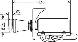 Hazard Warning Light Switch Hella 6HD 002 535-101