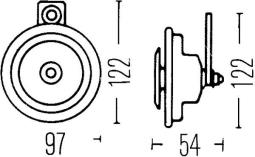 Signal Horn HELLA 3AL 002 952-861