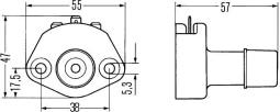 Switch, headlight HELLA 6AJ 001 751-021