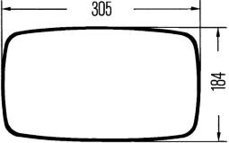 Exterior Mirror Hella 8SB 003 614-081