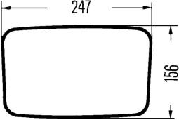 Exterior Mirror Hella 8SB 004 288-103
