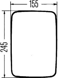 Exterior Mirror Hella 8SB 501 137-031