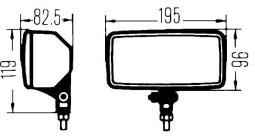Front Fog Light Hella 1ND 005 700-461