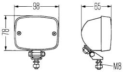 Rear Fog Light Hella 2NE 003 030-151