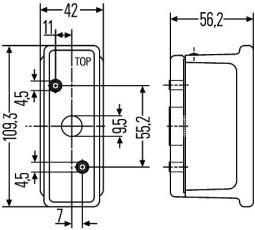 Clearance Light HELLA 2XS 007 841-011