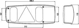 Tail Light Assembly Hella 2VA 007 502-021
