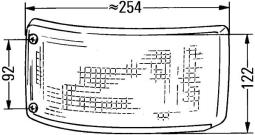 Direction Indicator Hella 2BA 004 119-001