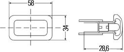 Auxiliary Direction Indicator Hella 2BM 003 647-021
