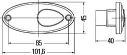 Position Light HELLA 2PG 964 295-011