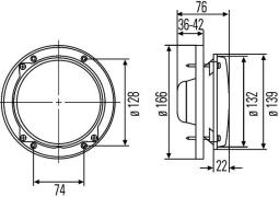Headlight Hella 1A3 996 162-071