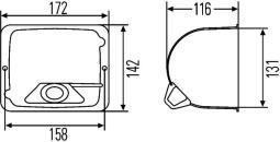 Housing, headlight HELLA 9BG 127 426-001