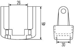 Base, worklight HELLA 8HG 990 263-001