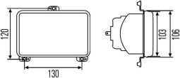 Headlight Hella 1AB 008 888-051