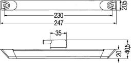 Clearance Light HELLA 2XS 008 078-007